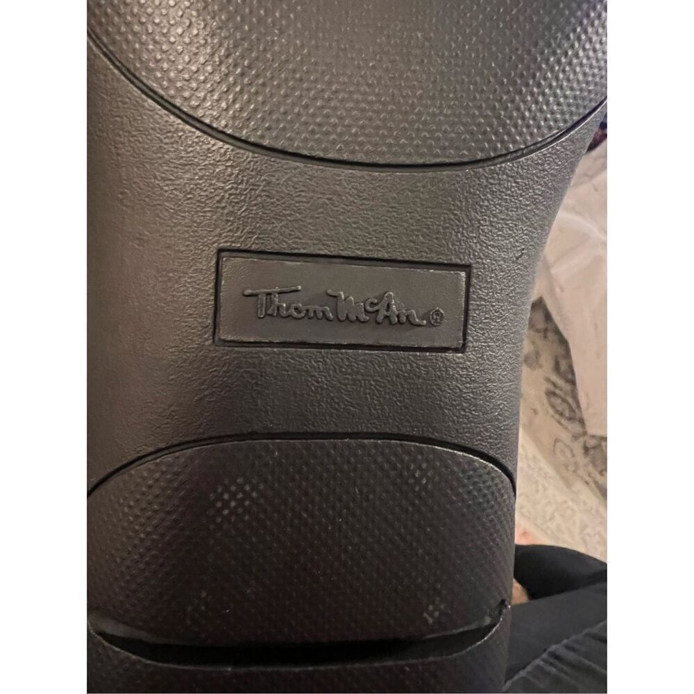 Thom McAn Women's Size 10 Wide Dalton Black Leather Slip On Shoes Everyday Comfy - Picture 9 of 10